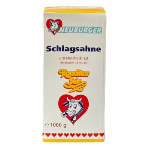 Neuburger H-Schlagsahne 30 % Fett, 1 Liter