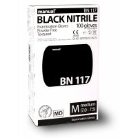 Manual Black Nitrile – Einweghandschuhe Schwarz...