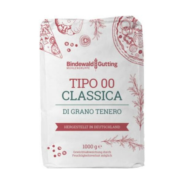 Bindewald Pizzamehl Tipo 00 1Kg